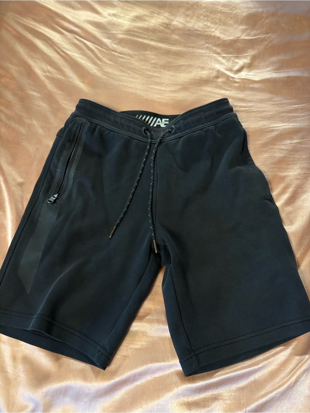 American Eagle Outfitters Black Athletic Drawstring Shorts